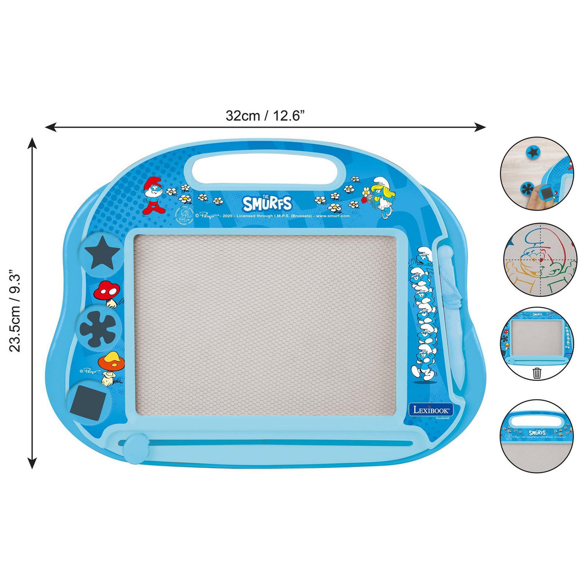 Lexibook Ardoise Magique Schtroumpfs