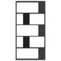 Voir la diapositive 5 : VIDAXL Bibliotheque/Separateur de piece Noir Bois d'ingenierie