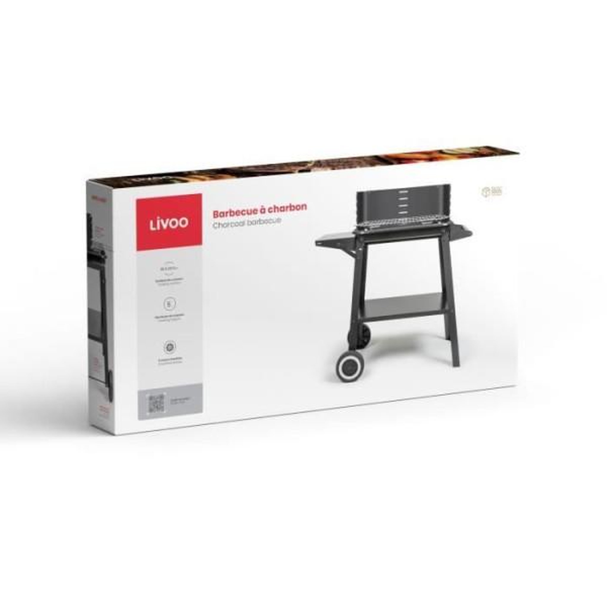 Voir la diapositive 5 : LIVOO Barbecue à charbon 48.5 x 28.8cm - doc328