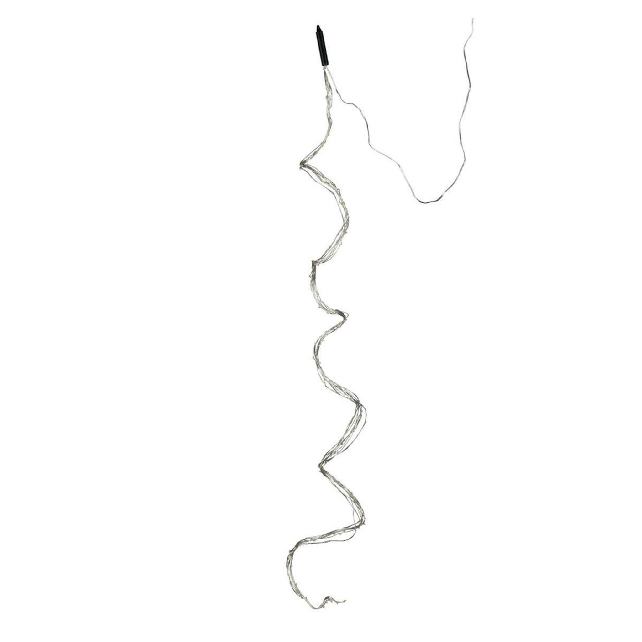 J-LINE Guirlande lumineuse  200 led  12cm blanc chaud