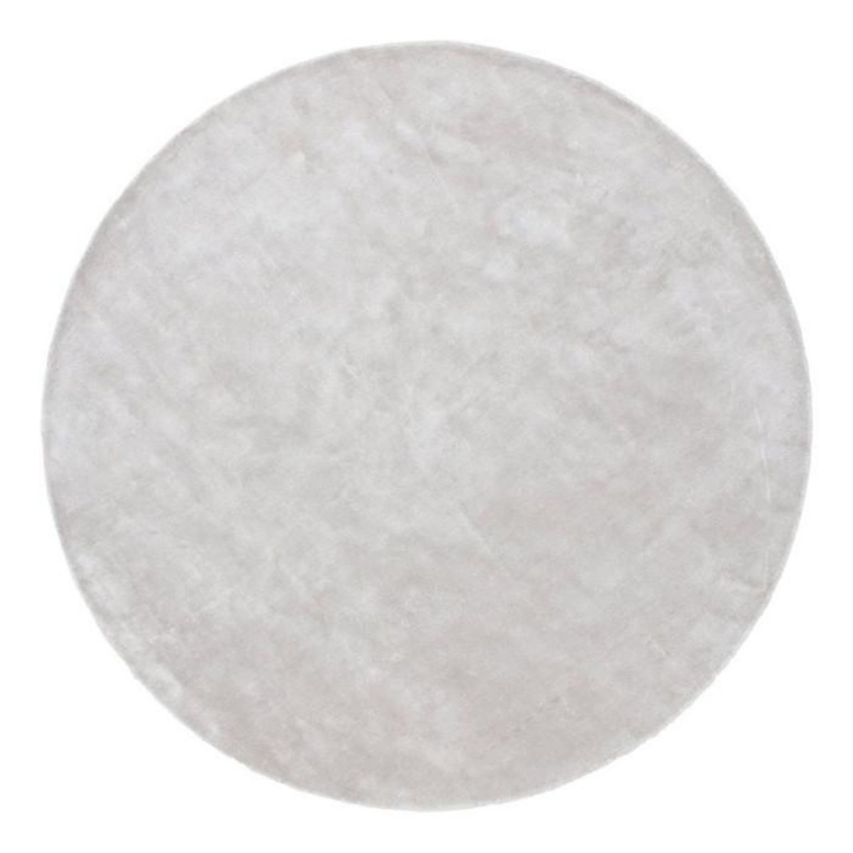 Paris Prix Tapis Déco Rond  Indra  200cm Argent