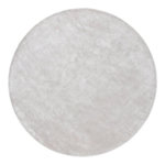 Paris Prix Tapis Déco Rond  Indra  200cm Argent