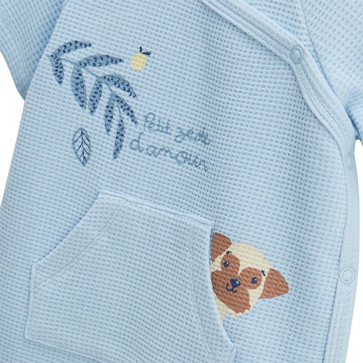 Petit Béguin Barboteuse bébé + foulard Zeste d'amour