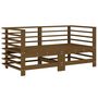Voir la diapositive 2 : VIDAXL Canapes d'angle de jardin 2 pcs marron miel bois de pin solide