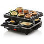 Voir la diapositive 1 : Domo Appareil à raclette 4 personnes 600w + gril - do9147g