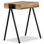 Voir la diapositive 2 : VIDAXL Table d'appoint Teck massif de recuperation