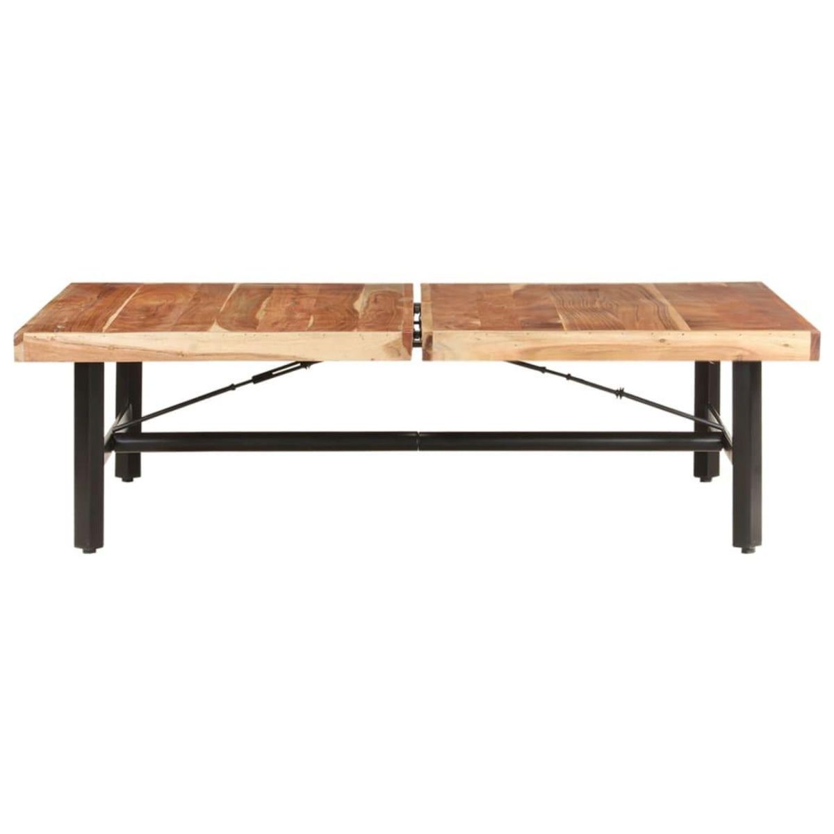 VIDAXL Table basse 142x90x42 cm Bois d'acacia massif