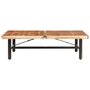 Voir la diapositive 2 : VIDAXL Table basse 142x90x42 cm Bois d'acacia massif