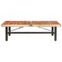 Voir la diapositive 2 : VIDAXL Table basse 142x90x42 cm Bois d'acacia massif