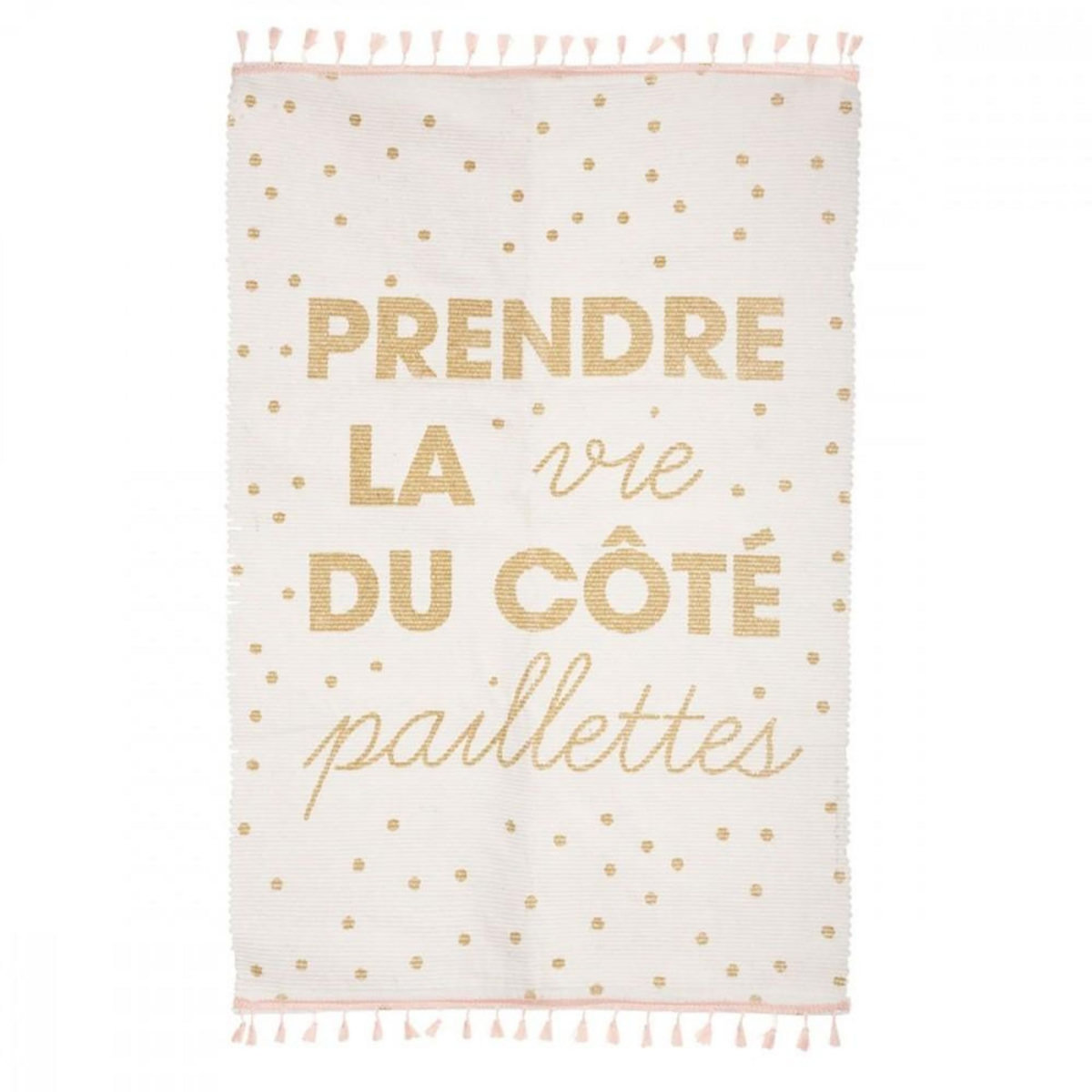 ATMOSPHERA Tapis paillettes 60x90 cm