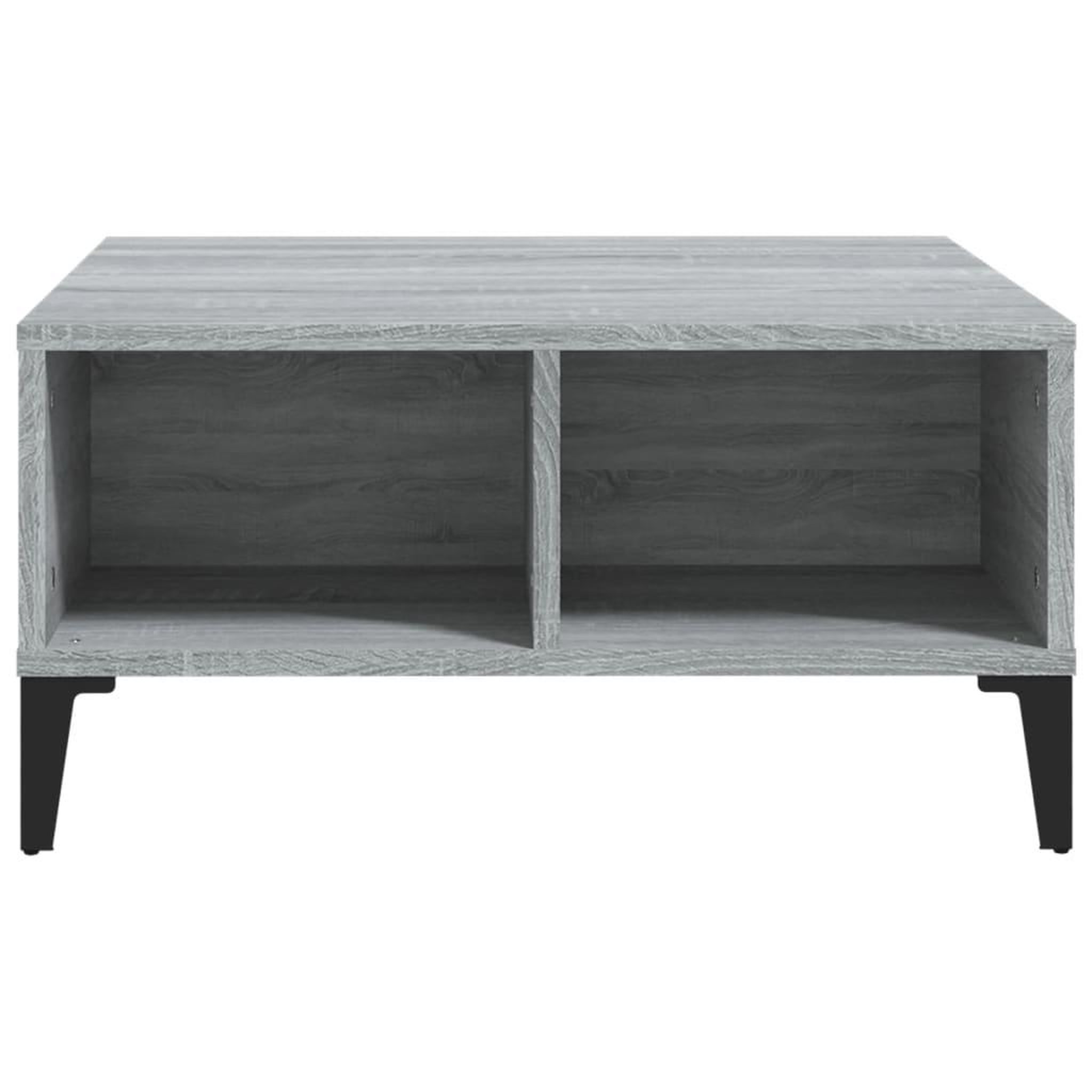 Voir la diapositive 3 : VIDAXL Table basse sonoma gris 60x60x30 cm bois d'ingenierie