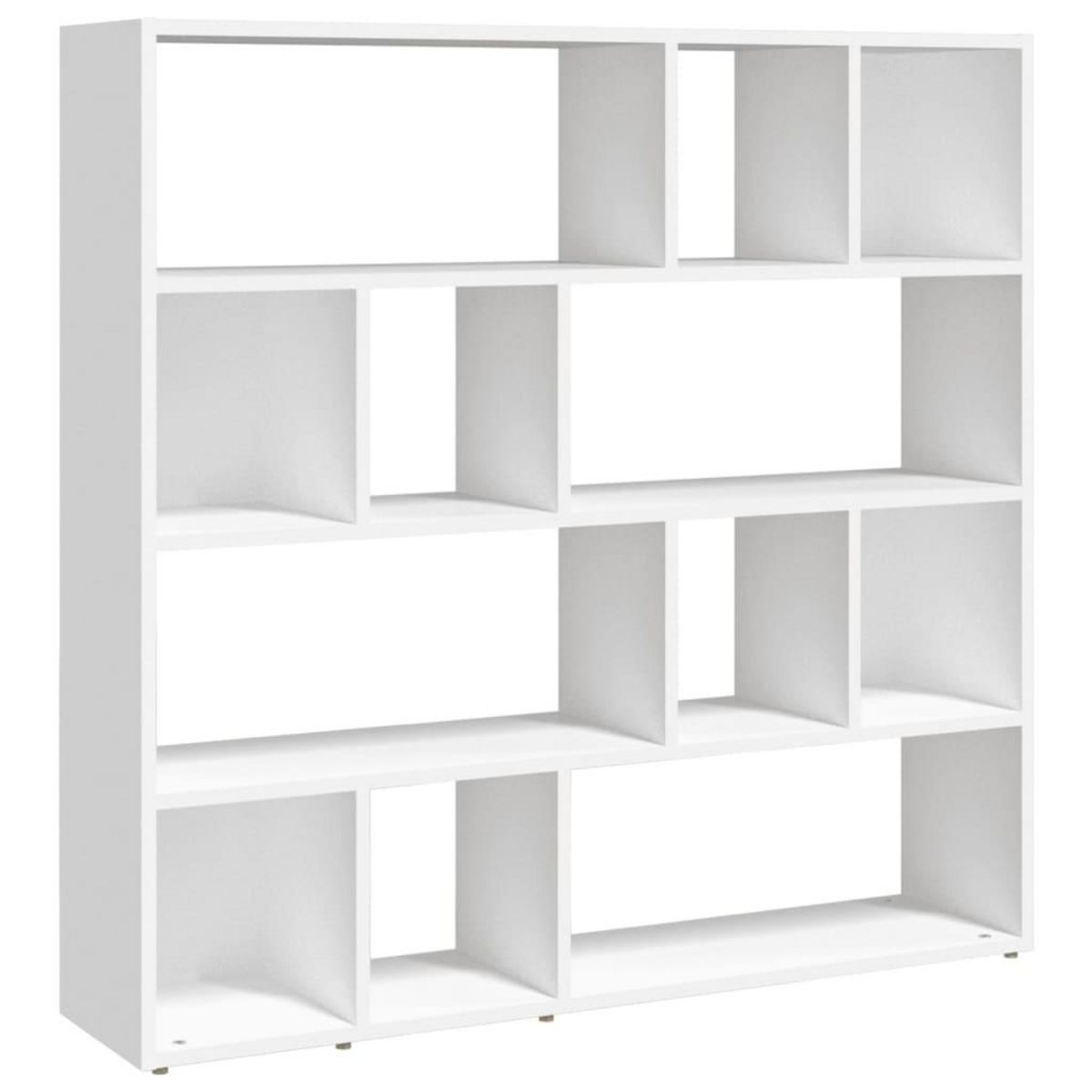 VIDAXL Bibliotheque/Cloison de separation Blanc 105x24x102 cm