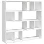 Voir la diapositive 2 : VIDAXL Bibliotheque/Cloison de separation Blanc 105x24x102 cm
