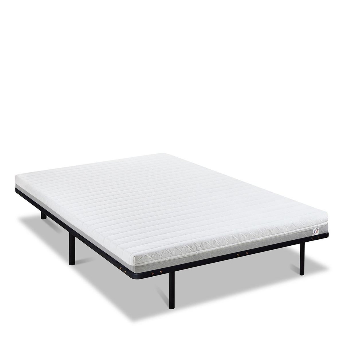 OLYMPE LITERIE OLYMPE LITERIE | Ensemble VENUS | Matelas Mousse Haute Densité + Sommier Métal