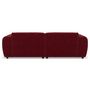 Voir la diapositive 5 : LISA DESIGN Aumance - canapé droit 4 places avec double méridienne assise profonde en velours texturé