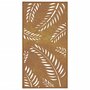 Voir la diapositive 5 : VIDAXL Decoration murale jardin 105x55 cm acier corten design feuille