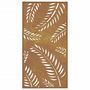 Voir la diapositive 5 : VIDAXL Decoration murale jardin 105x55 cm acier corten design feuille