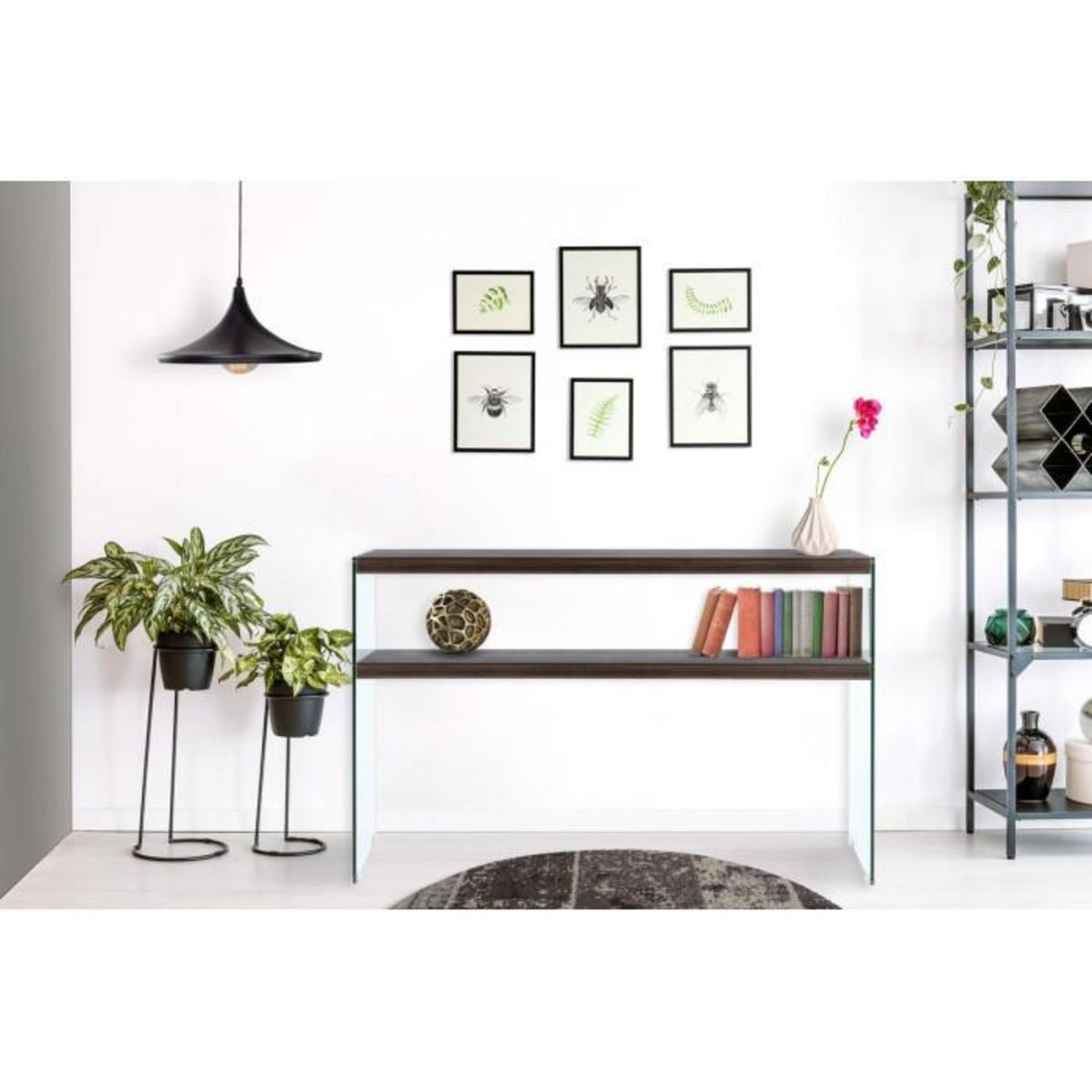 Paris Prix Console Design  Elementary  110cm Marron Clair