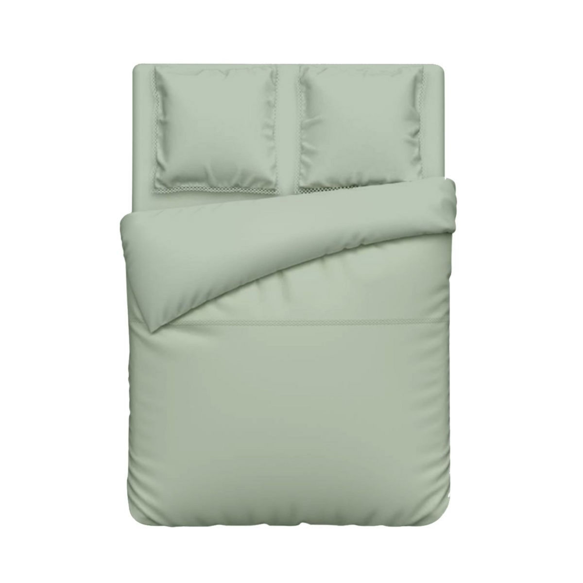 Housse de couette unie en coton 52 fils 