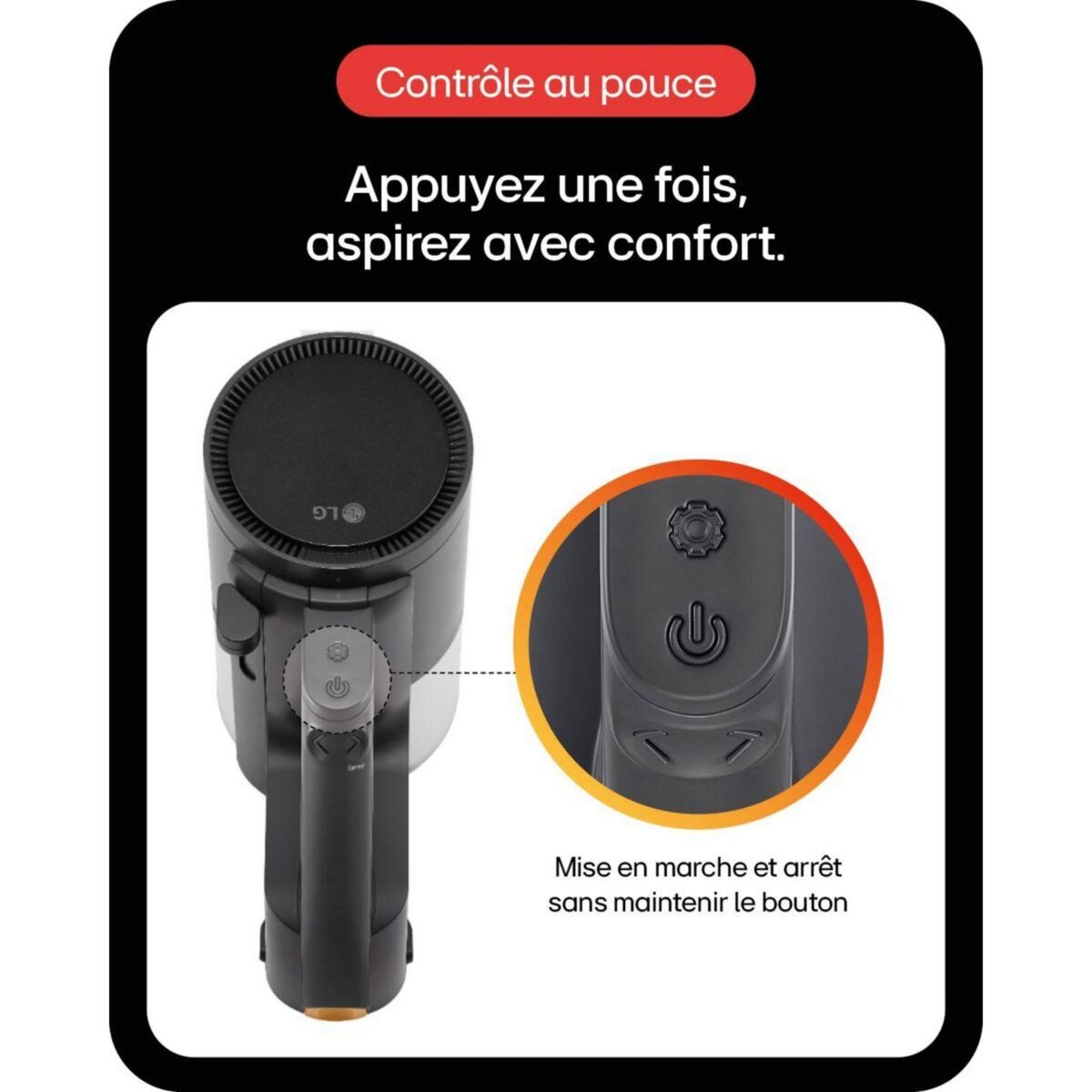 LG Aspirateur balai A9K-PRO2N