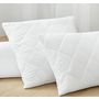 Voir la diapositive 2 : Les Ateliers du Linge Protège-oreillers 100%polyester 75gsm quilte