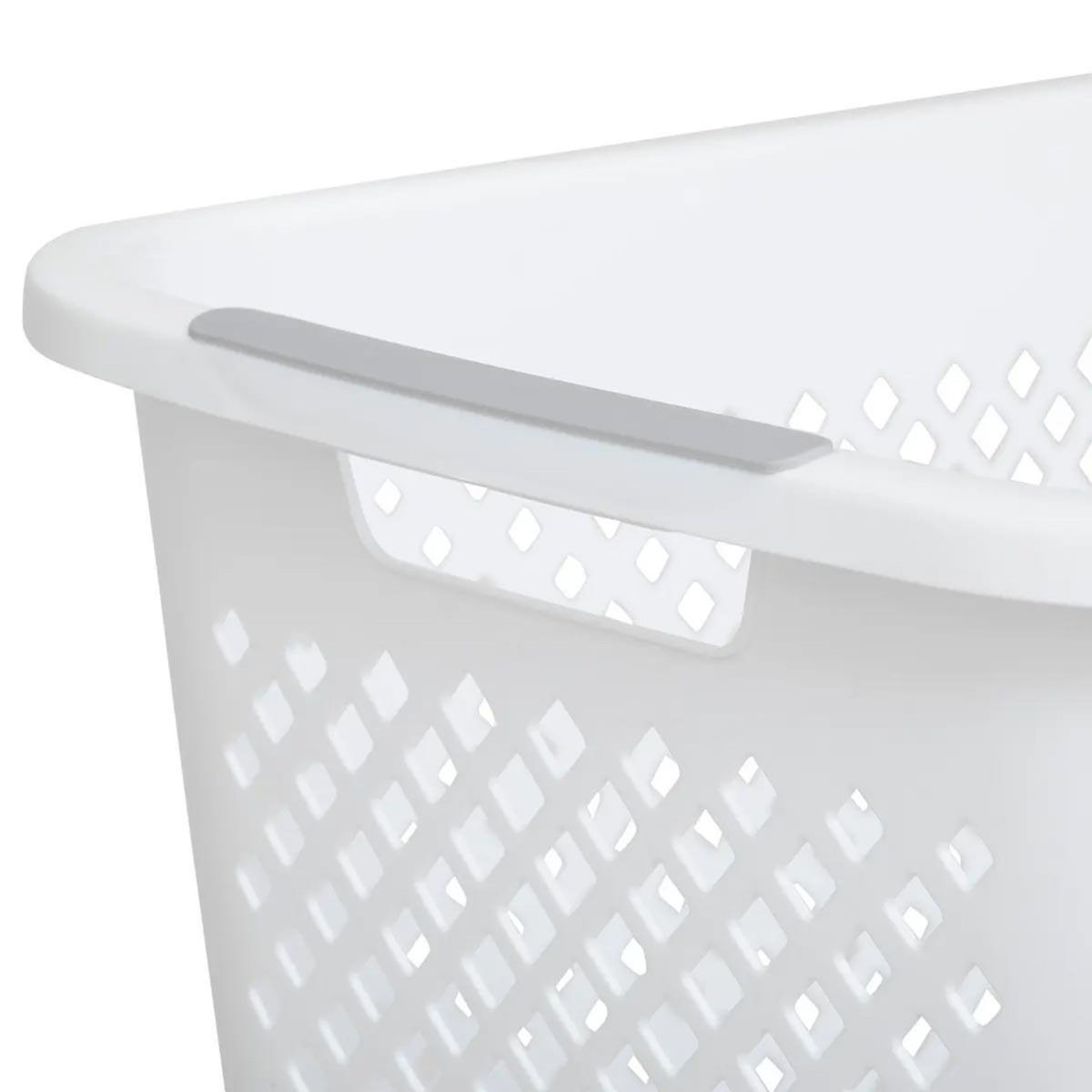 FIVE Corbeille à Linge Ajouré  Rigoberto  40L Blanc