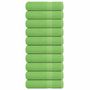 Voir la diapositive 1 : VIDAXL Essuie mains 10 pcs vert pomme 50x100 cm 360 g m² 100% coton