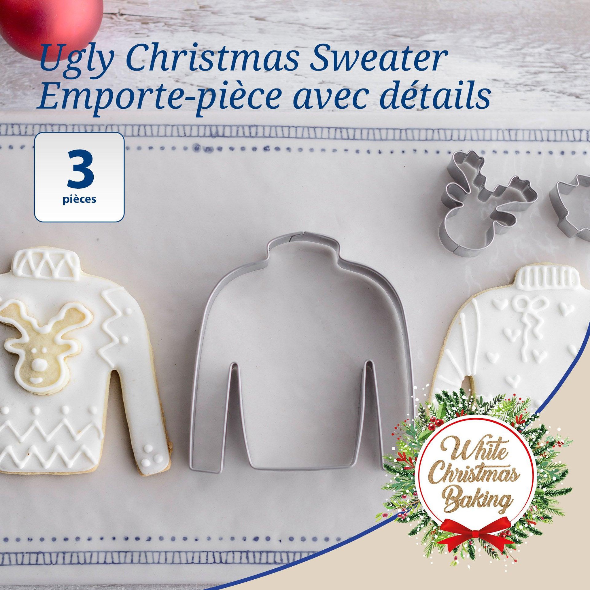 Voir la diapositive 3 : DR.OETKER Ensemble de 3 emporte-pièces  Pull de Noël  Dr.Oetker Baker Edition