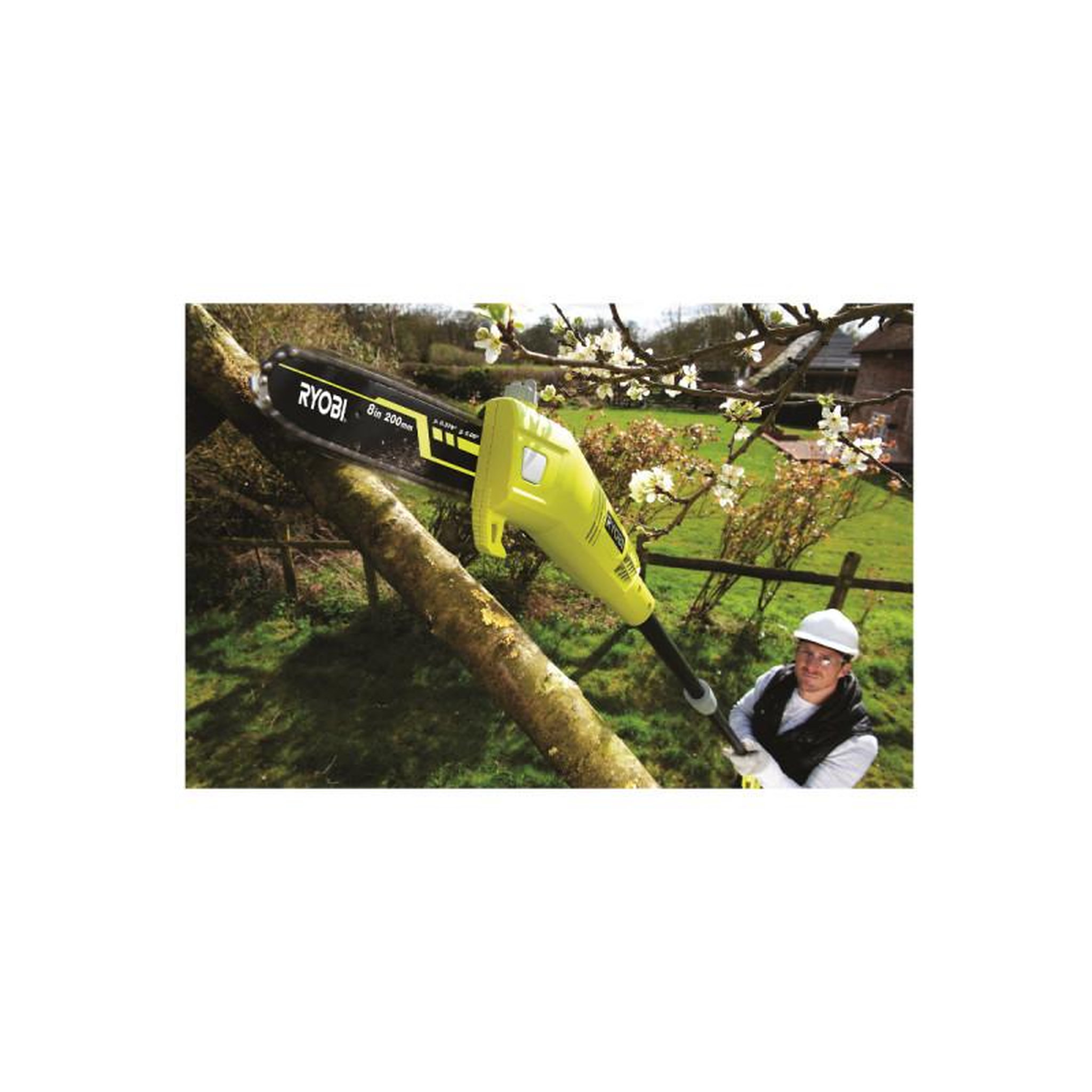 Voir la diapositive 2 : Ryobi Elagueur électrique sur perche ryobi - 750 w - rpp750s