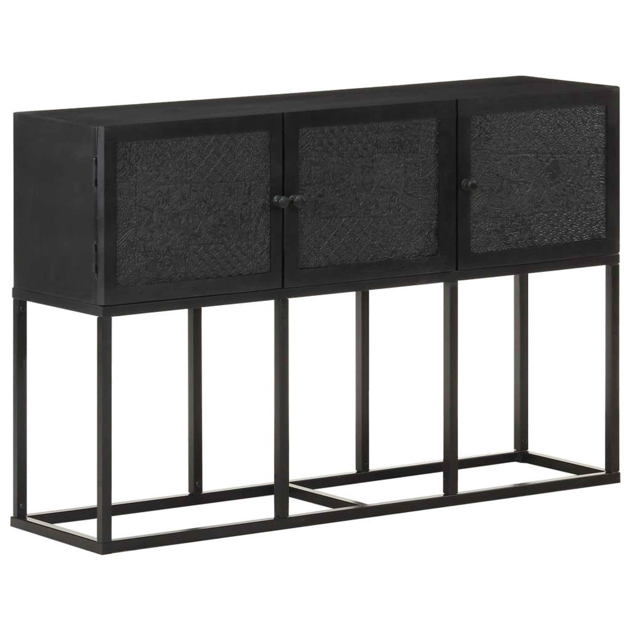 Voir la diapositive 1 : VIDAXL Buffet 115x30x76 cm Bois de manguier massif
