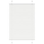 VIDAXL Store plisse blanc 95x150 cm largeur du tissu 94,4 cm polyester