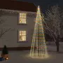 VIDAXL Sapin de Noël avec piquet 732 LED Colorees 500 cm