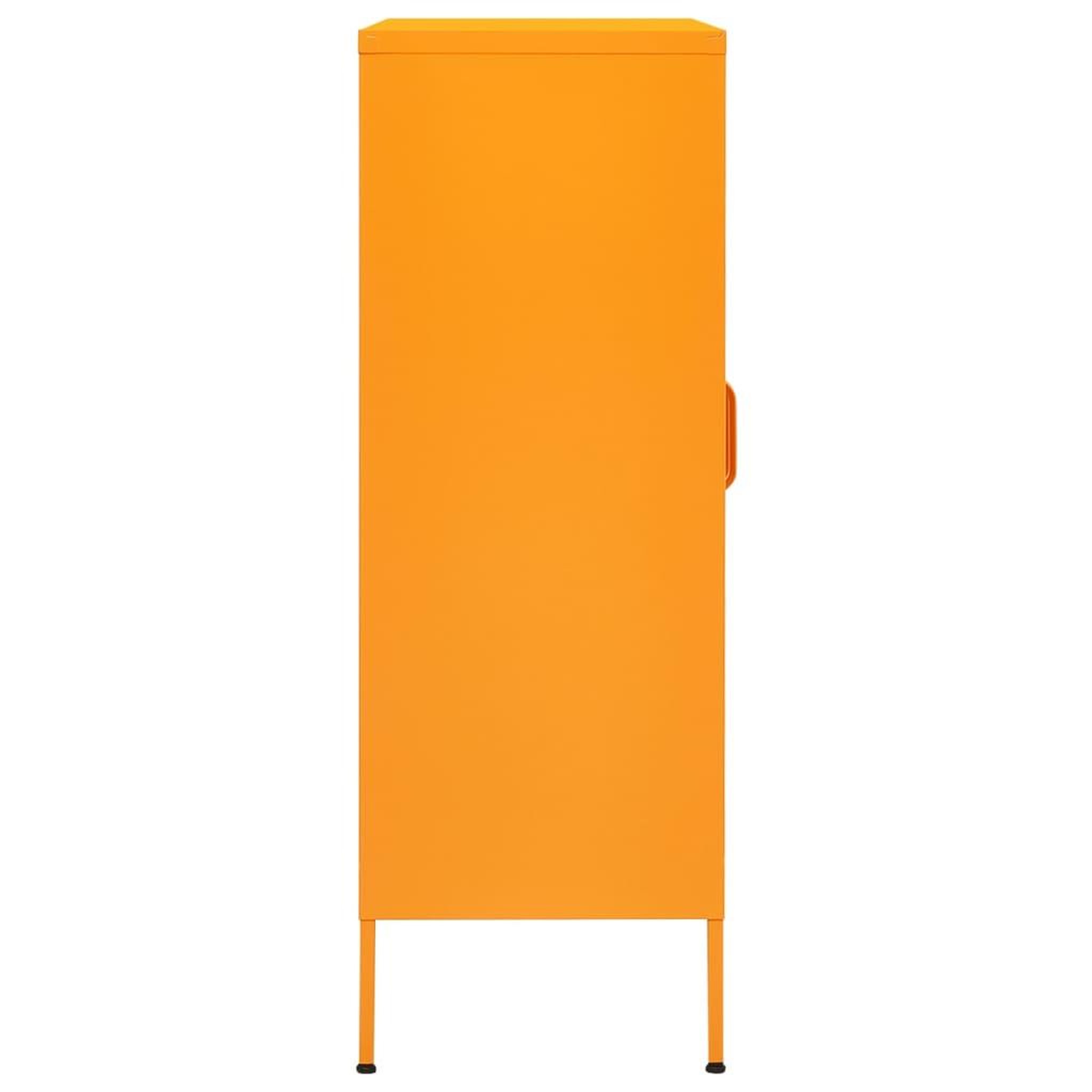 Voir la diapositive 5 : VIDAXL Armoire de rangement Jaune moutarde 80x35x101,5 cm Acier
