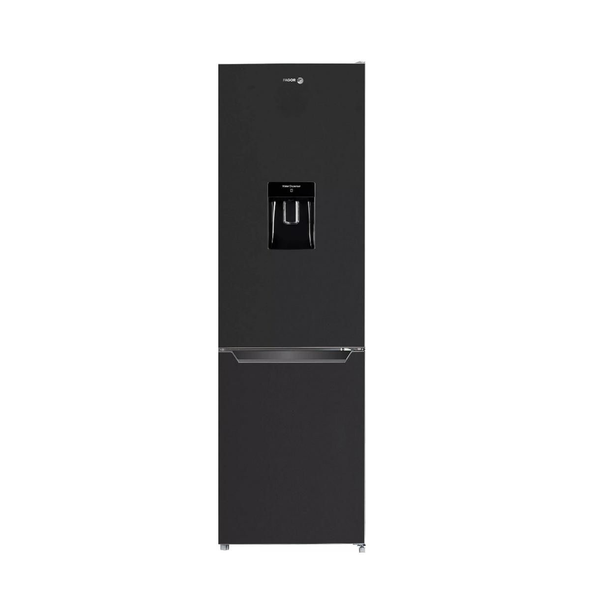 Fagor Réfrigérateur combiné 54cm 250l no frost noir - FCBN250WDEN