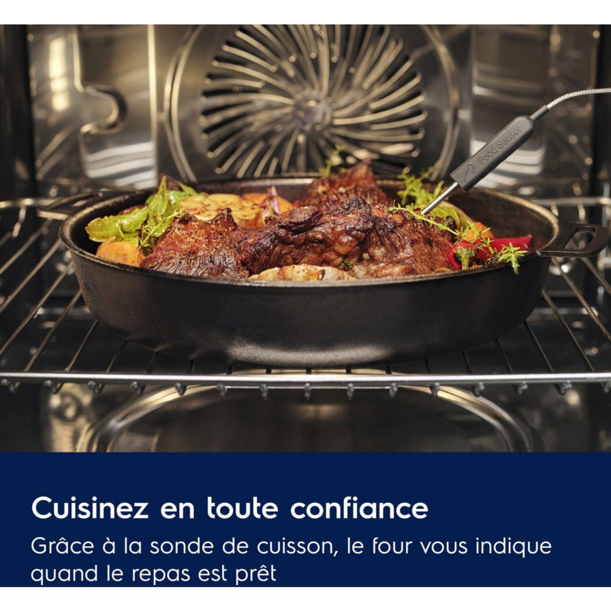 Voir la diapositive 4 : ELECTROLUX Four encastrable eoe8p09rh pyrolyse ouverture latérale droite, écran tactile 72l