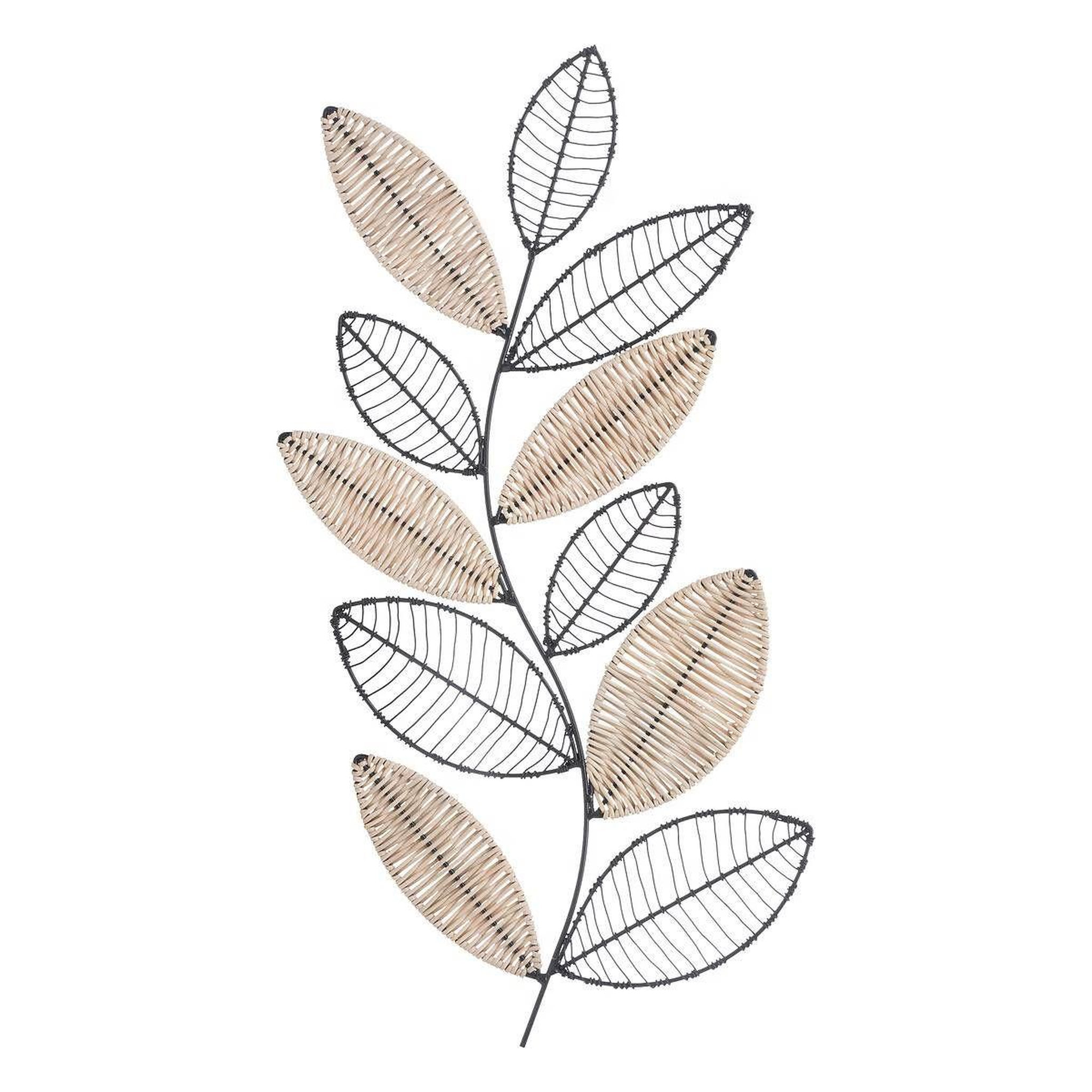 ATMOSPHERA Décoration murale métal  aurore  56cm noir