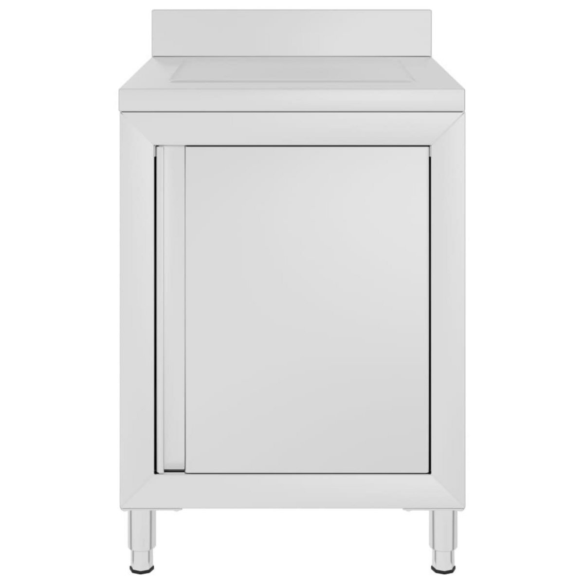 VIDAXL Armoire de cuisine commerciale avec egouttoir Acier inoxydable