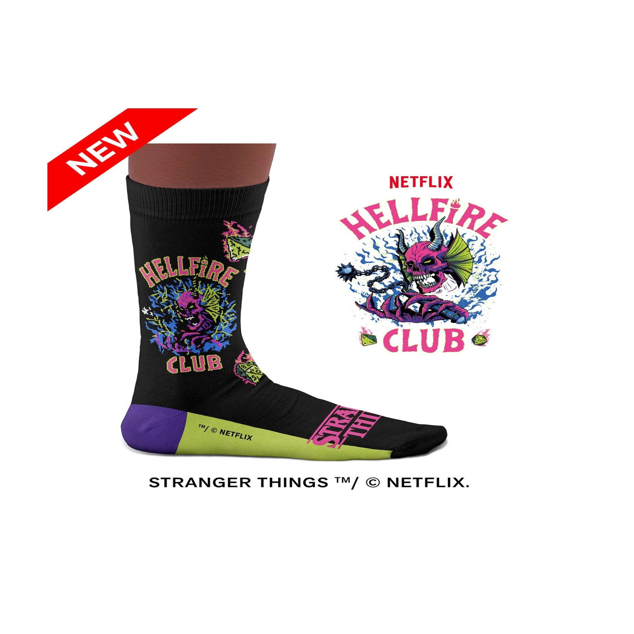 Voir la diapositive 3 : SOCK AFFAIRS Chaussettes stranger things demogorgon
