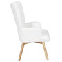 Voir la diapositive 5 : The Home Deco Factory Fauteuil de salon scandi en patchwork Helsinki