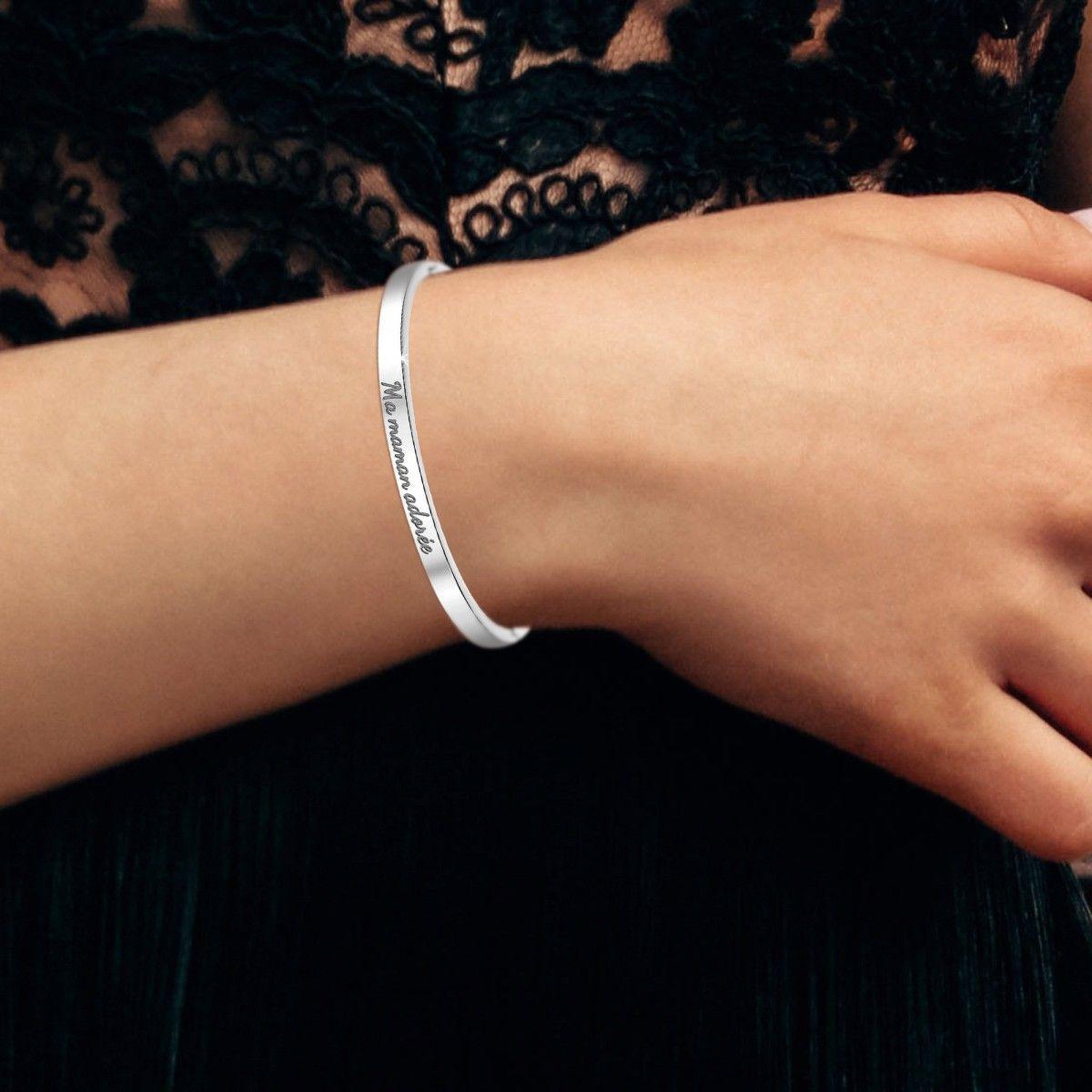 Voir la diapositive 2 : SC CRYSTAL Ma maman adorée - Bracelet par SC Crystal
