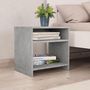 Voir la diapositive 2 : VIDAXL Tables de chevet 2 pcs Gris béton 40x30x40 cm Bois d ingénierie