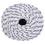 Voir la diapositive 3 : VIDAXL Corde de bateau Blanc 10 mm 25 m Polypropylene