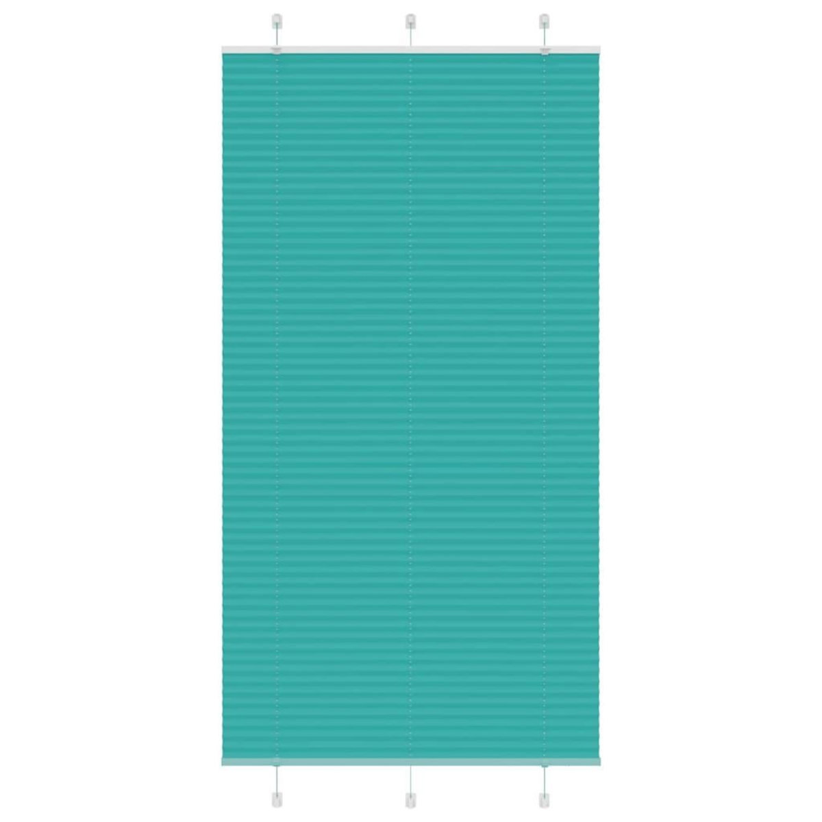 VIDAXL Store plisse vert petrole 105x200cm largeur du tissu 104,4cm