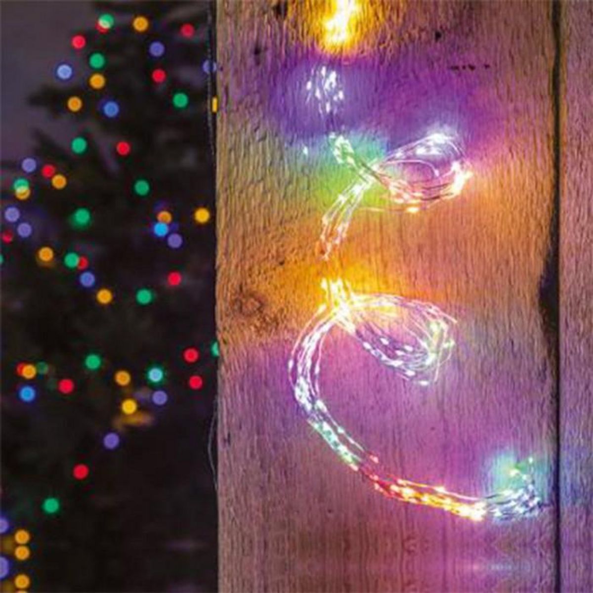FEERIC LIGHT & CHRISTMAS Cascade Lumineuse Extérieure  Copper Lux  1m Multicolore