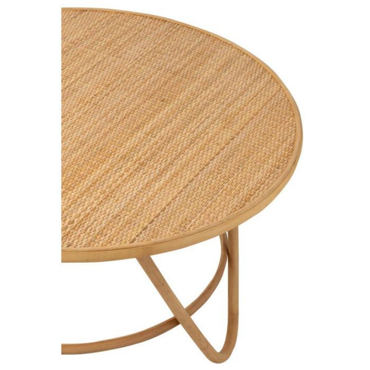 Paris Prix Table Basse en Rotin  Balia  80cm Naturel