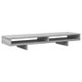Voir la diapositive 6 : VIDAXL Support de moniteur sonoma gris 100x27x15 cm bois d ingénierie