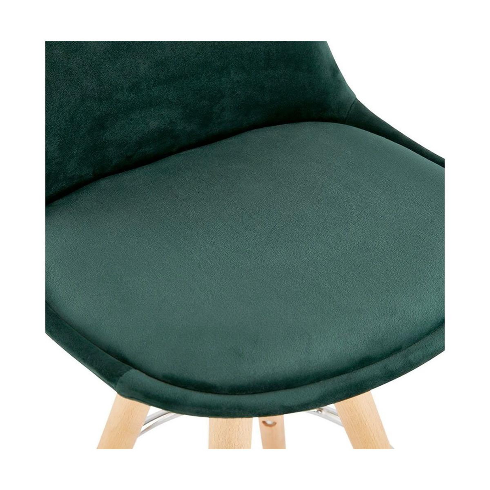 Voir la diapositive 6 : Paris Prix Tabouret de bar scandinave  miro  97cm vert & naturel