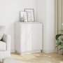 Voir la diapositive 1 : VIDAXL Buffet Blanc 60x34x75 cm Bois massif de pin