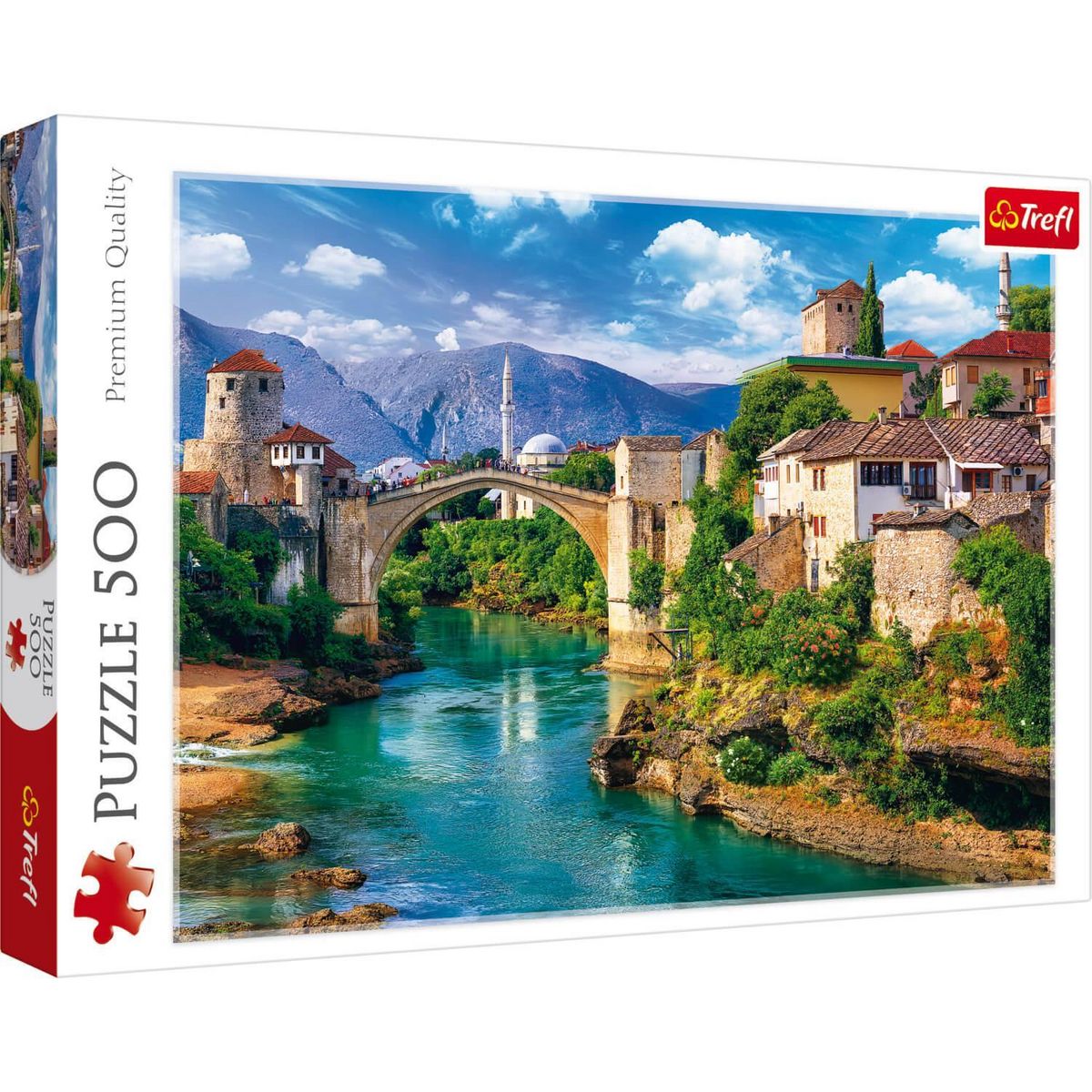 Trefl Puzzle 500 pièces : Vieux Pont de Mostar, Bosnie-Herzégovine