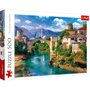 Voir la diapositive 2 : Trefl Puzzle 500 pièces : Vieux Pont de Mostar, Bosnie-Herzégovine